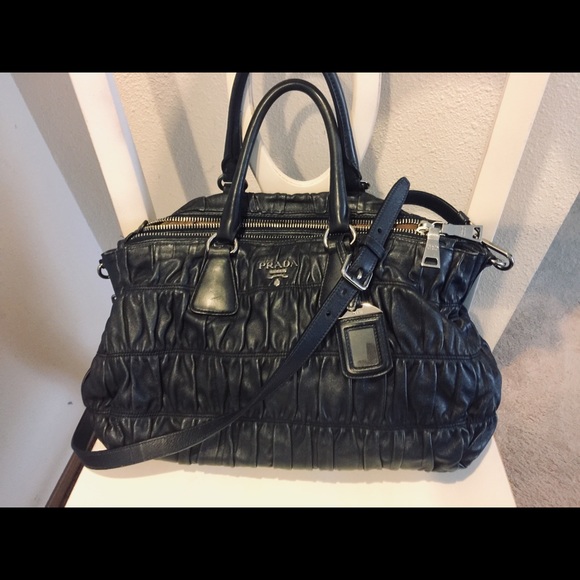 Prada Handbags - PRADA Nappa Gaufre Tote